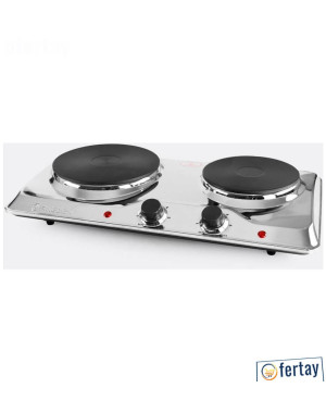 Cocina electrica finezza fz-204d4ch 2 hornillas