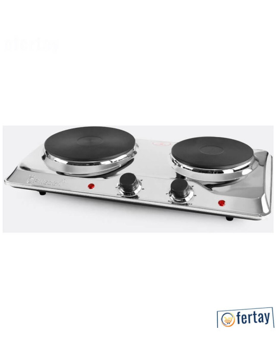 Cocina electrica finezza fz-204d4ch 2 hornillas