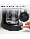 Cafetera Oster 12tz de filtro reutilizable BVSTDCS121B-053