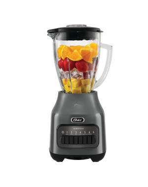 Licuadora Oster 1.5L con 6 Velocidades BLSTPEG-GPB Gris
