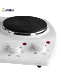 Cocina electrica finezza fz203d3b de 2 hornillas blanco
