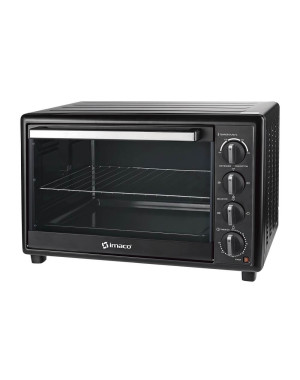 Horno Eléctrico Negro 46L Rosticero Imaco HEB46R