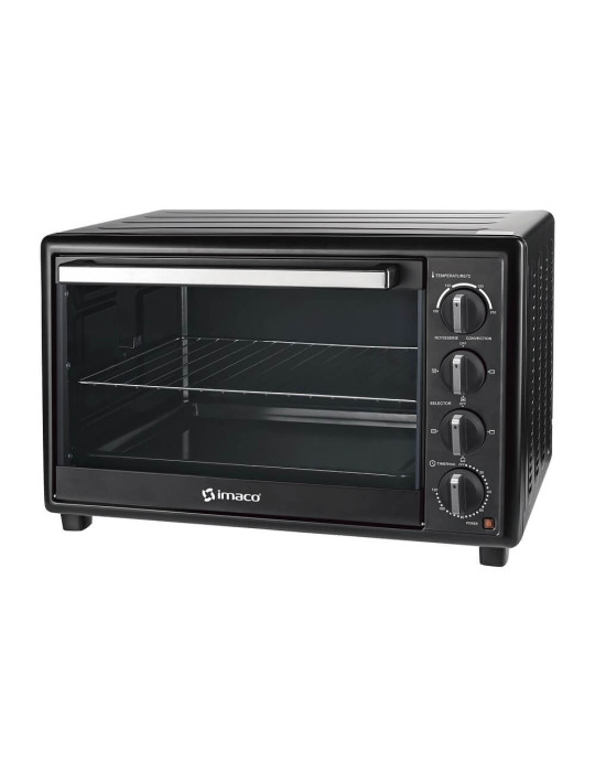 Horno Eléctrico Negro 46L Rosticero Imaco HEB46R