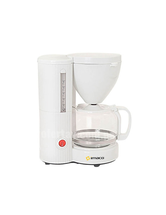 Cafetera de 6-8 tazas imaco icm608 blanca