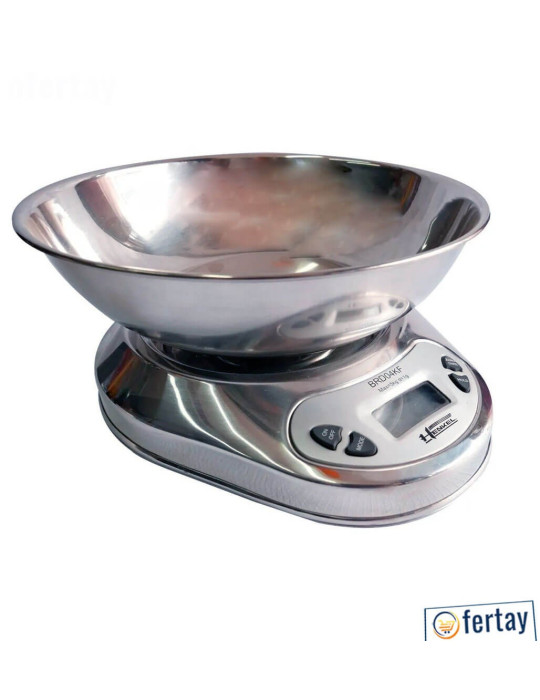 Balanza digital henkel brd04kf acero inoxidable 5kg