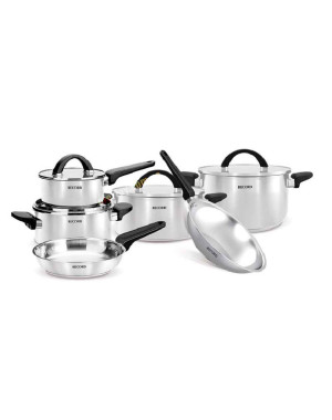 Juego de ollas acero inoxidable 10pz record Venecia | Ofertay Perú
