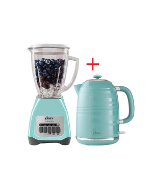 Combo Oster Licuadora 2 velocidades + Hervidor Eléctrico 1.7L