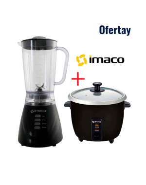 Combo Imaco Olla Arrocera 0.6 Litros + Licuadora 1.25L