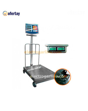 Balanza valtox 600 kilos con ruedas lp600spr