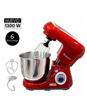 Batidora electrica finezza fz-6822b rojo