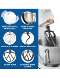 Batidora Planetaria Oster 5.2L Heatsoft FPSTSMPL4W Blanco