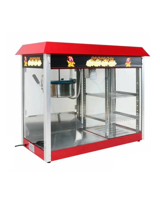 Maquina de pop corn con exhibidor dakota mod dk-08ta