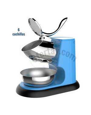 Maquina raspadillera electrica 6 cuchillas