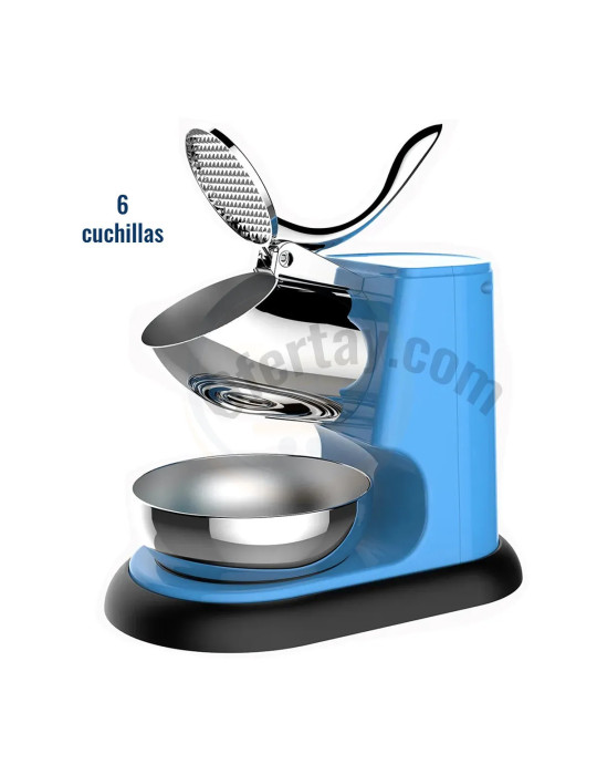 Maquina raspadillera electrica 6 cuchillas