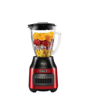 Licuadora Oster 1.5L de 6 Velocidadades BLSTPEG-CPB Rojo