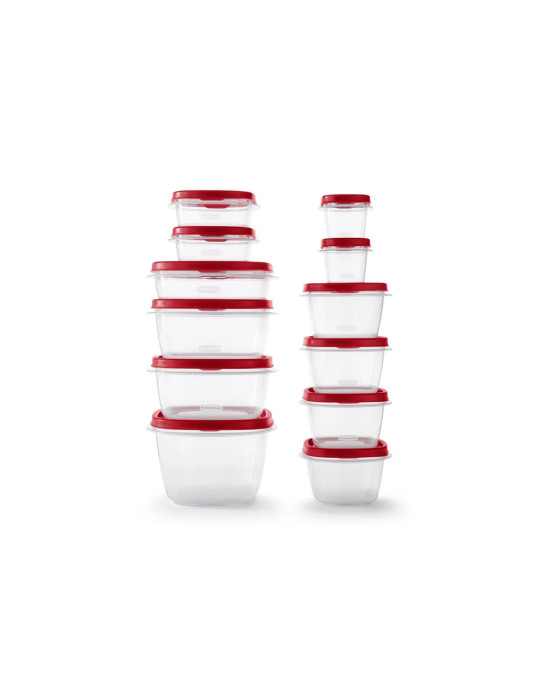 Juego de 12 Contenedores de Alimentos Rubbermaid 2112335