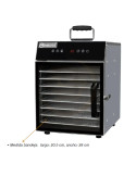 Deshidratador de alimentos 8 bandejas Dakota DKD-8