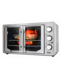 Horno oster plateado puertas estilo frances 42 litros